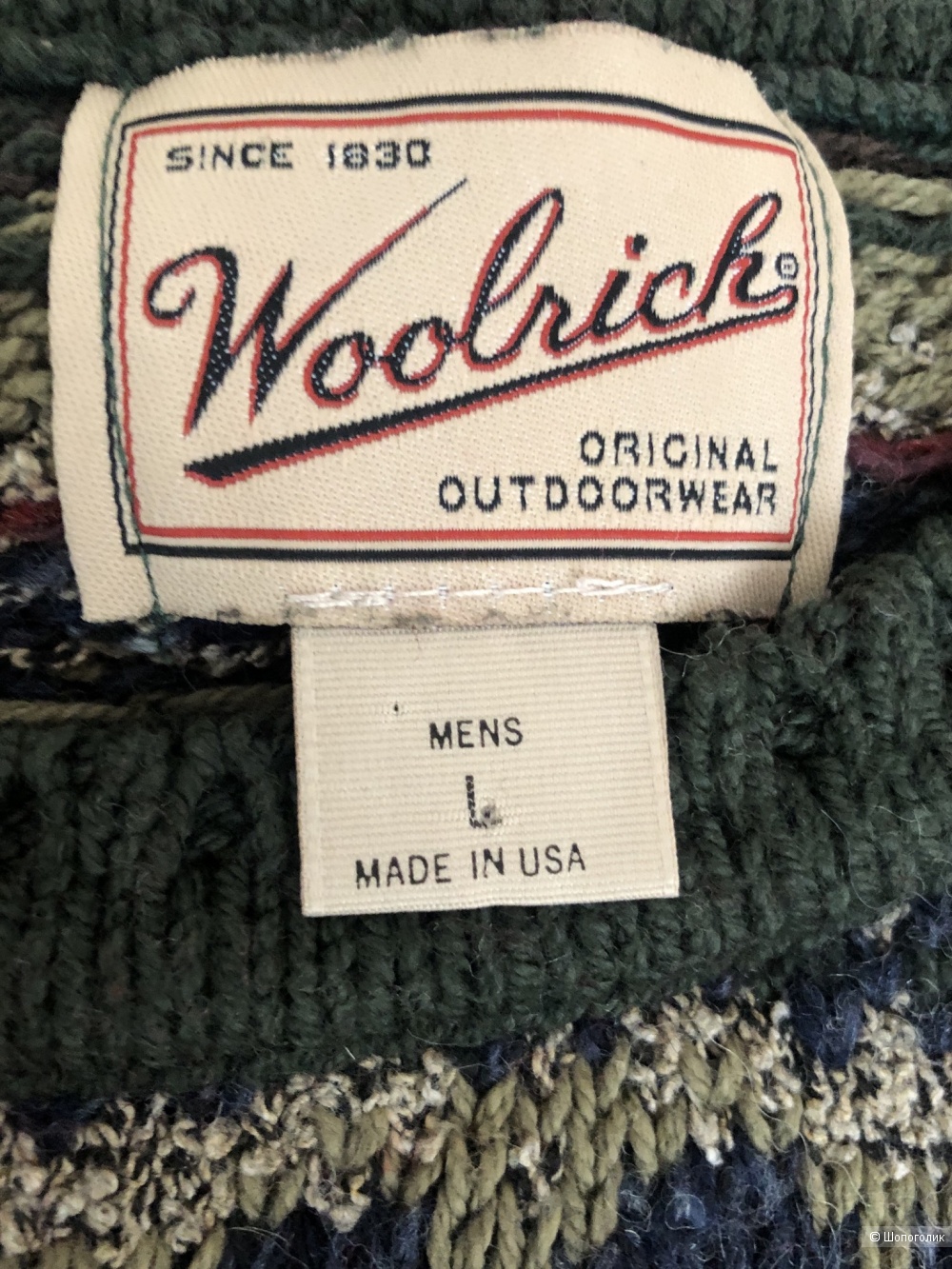 Свитер Woolrich, размер L.