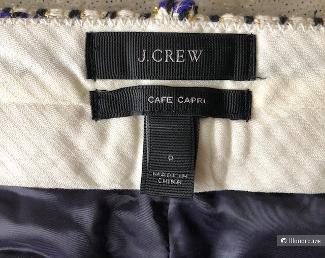Шелковые брюки J Crew,0US