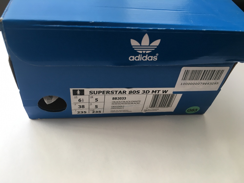 Кросовки ADIDAS ORIGINALS Superstar 80s 3D, 36-5-37р-р