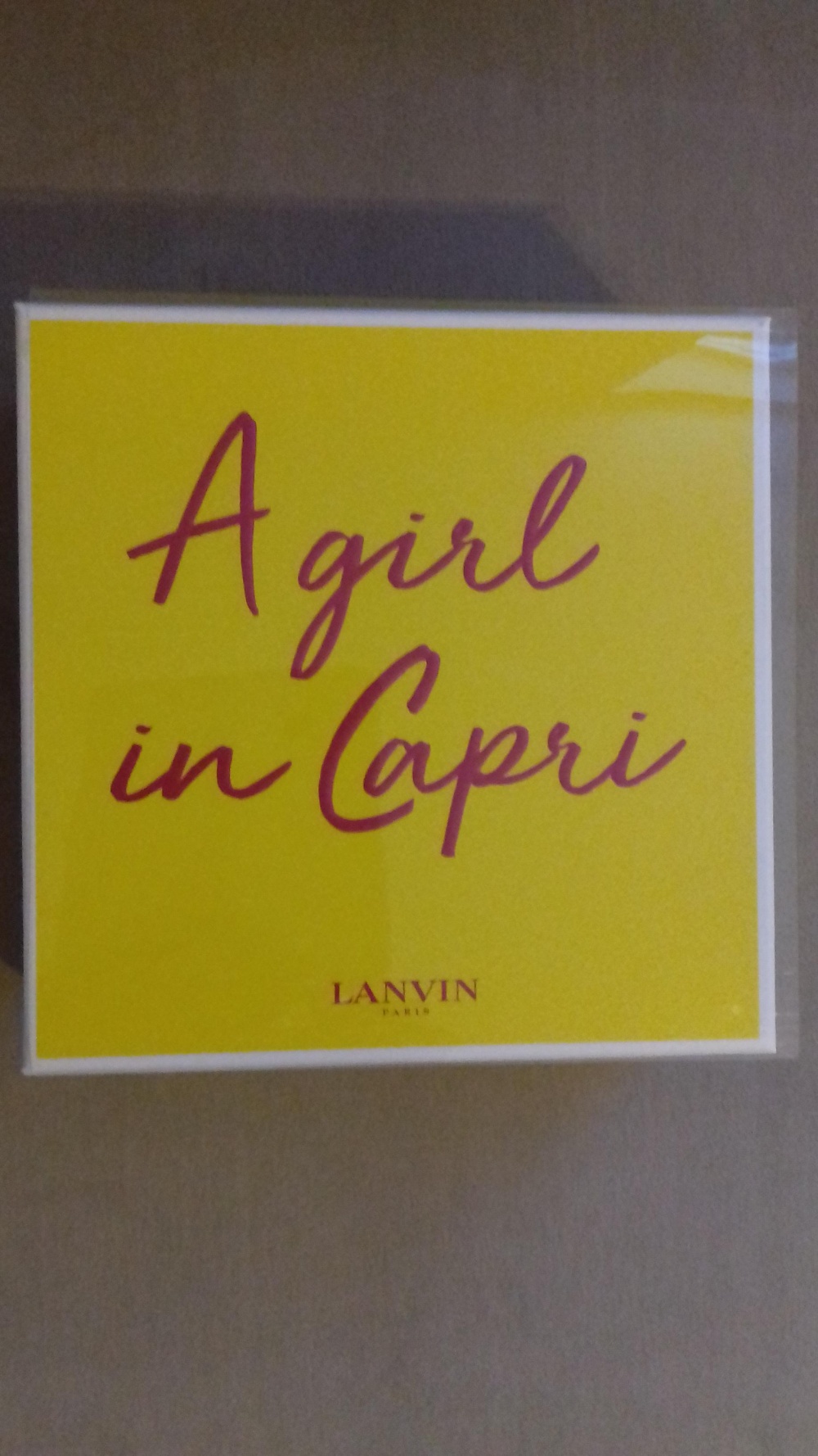 Парфюмерный набор LANVIN, A GIRL IN CAPRI, Туалетная вода 50 мл. и Лосьон для тела 100 мл.