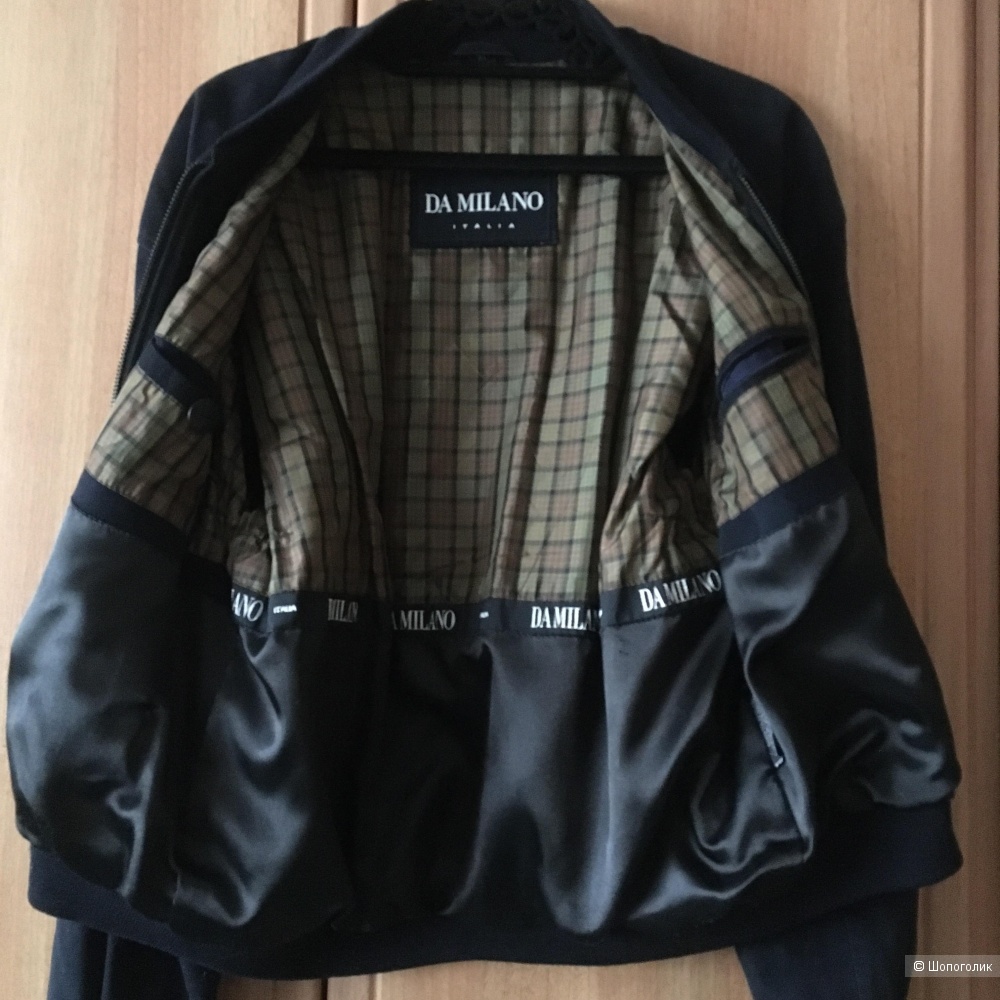 Куртка бомбер замшевая Da Milano , размер 46-48.