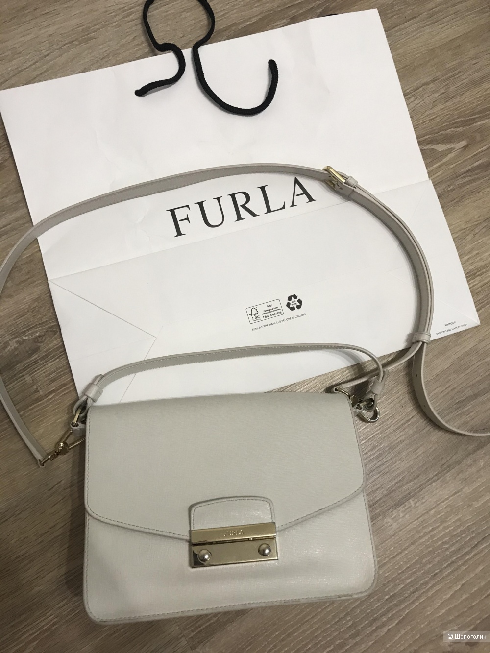 Сумка Furla  23*16 цвет белый