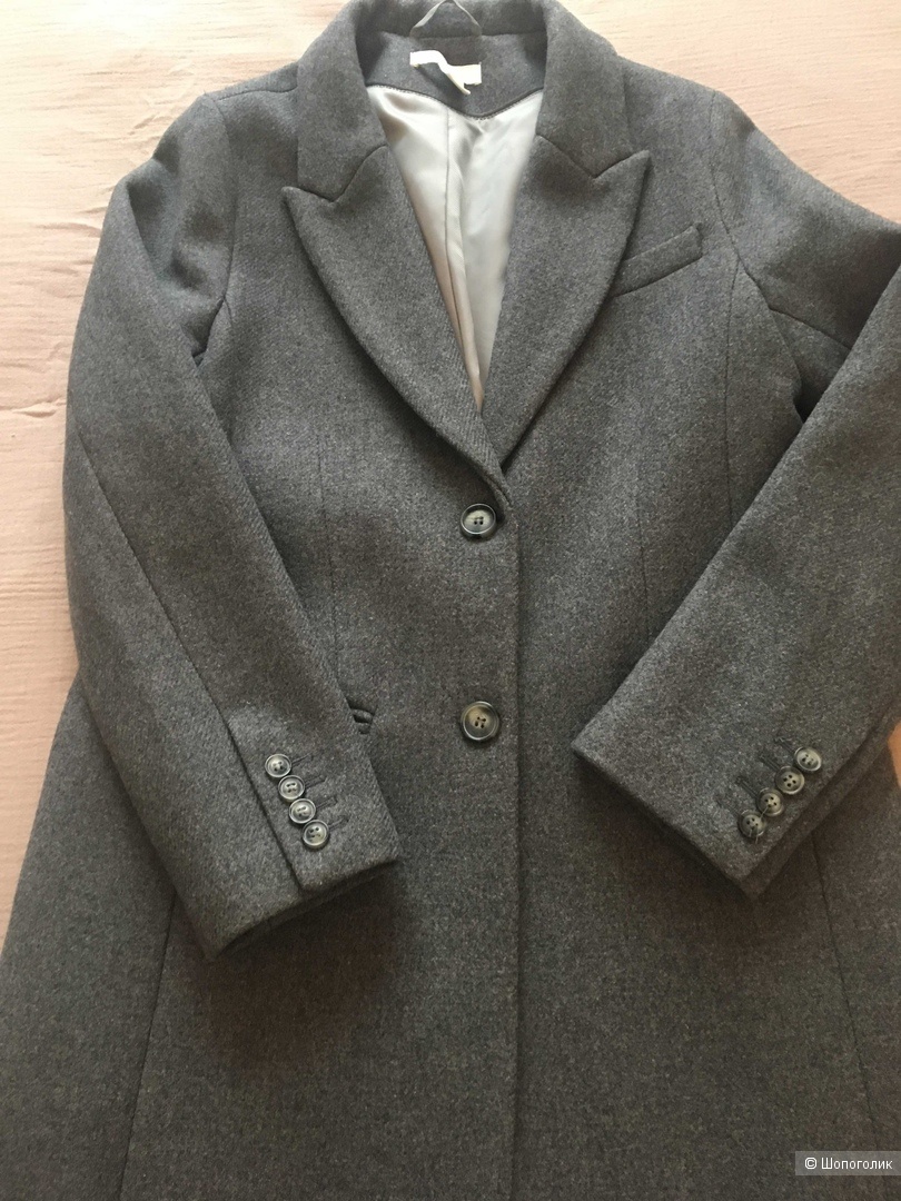 Шерстяное пальто HM PREMIUM евро 36