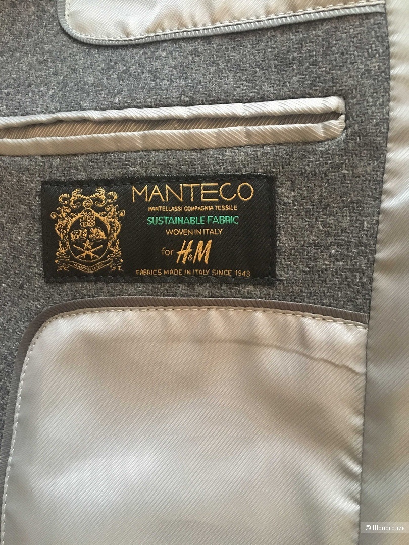 Шерстяное пальто HM PREMIUM евро 36