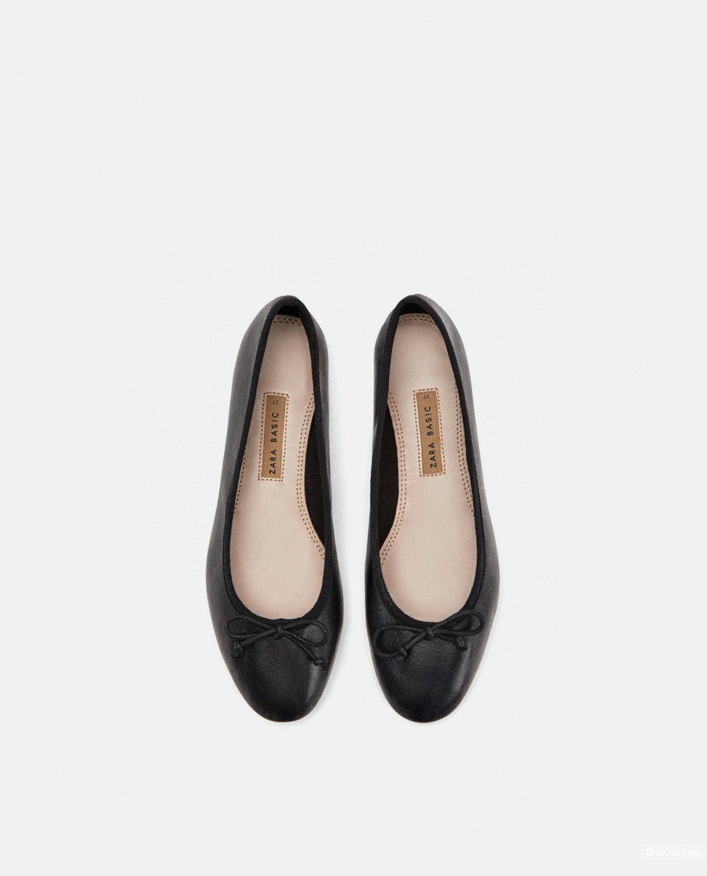 Кожаные балетки ZARA 39 - 40 размер 26 см