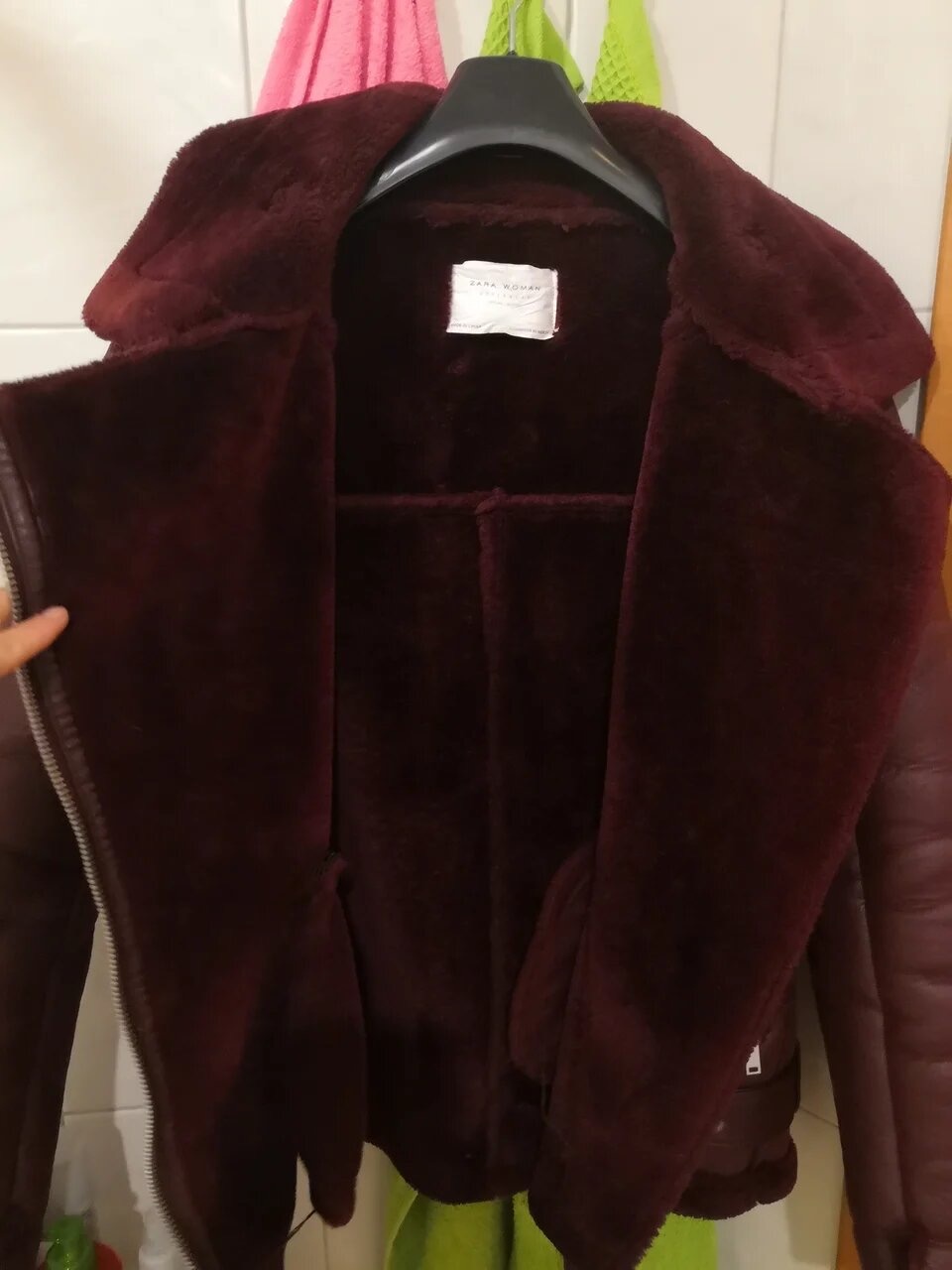 ZARA дубленка xs