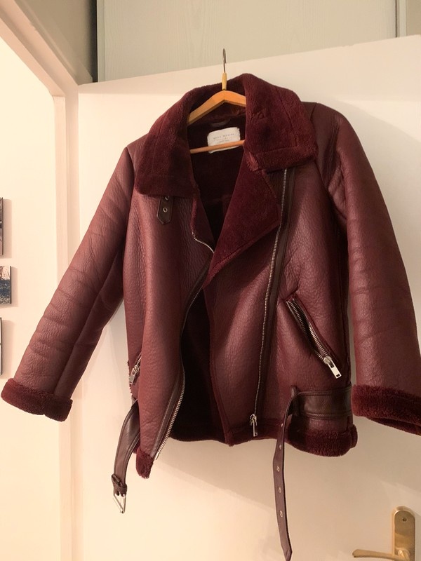 ZARA дубленка xs