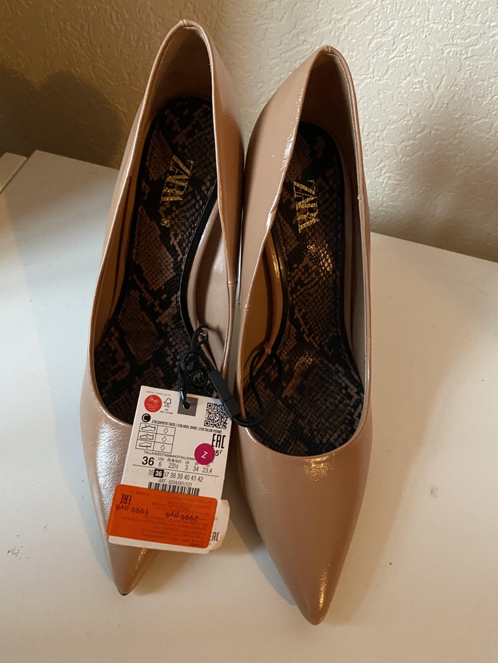 ZARA туфли 36 р