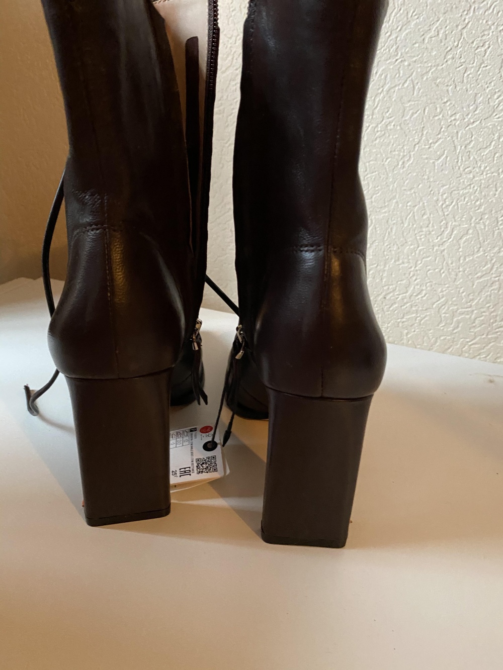 Zara ботильоны 36 кожа