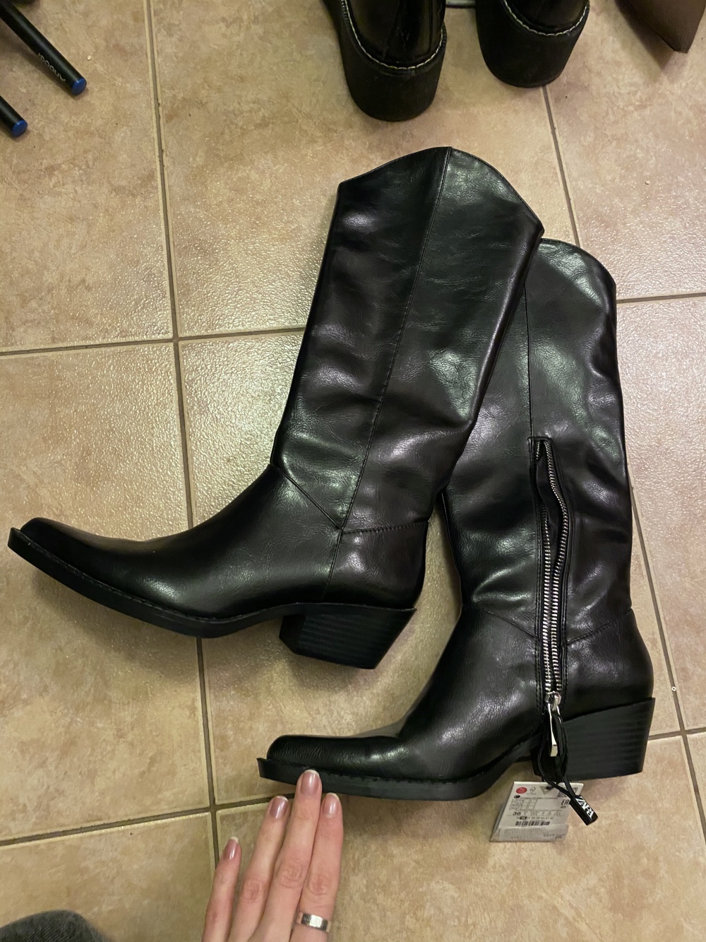 Сапоги казаки Zara 36
