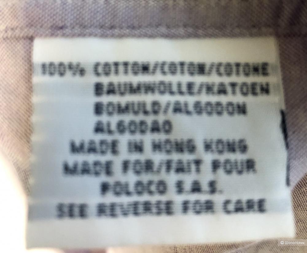 Рубашка Polo Ralph Lauren размер 15,5 ( на 48-50  российский)