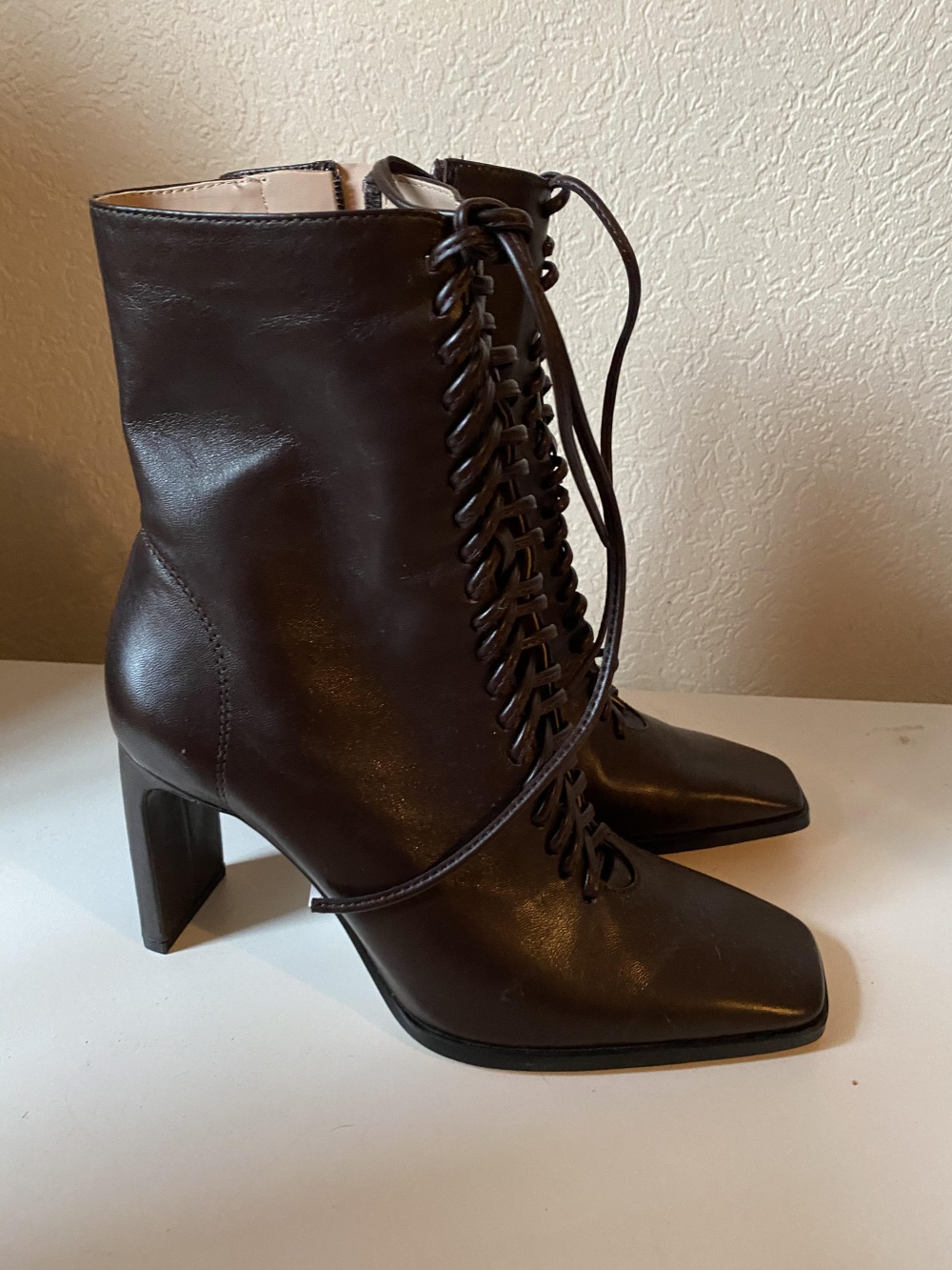 Zara ботильоны 36 кожа