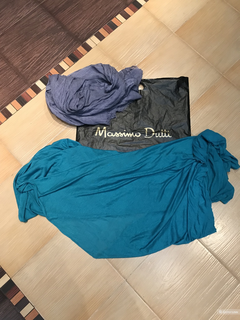 Комплект 2 шарфа-платка Massimo Dutti,one size