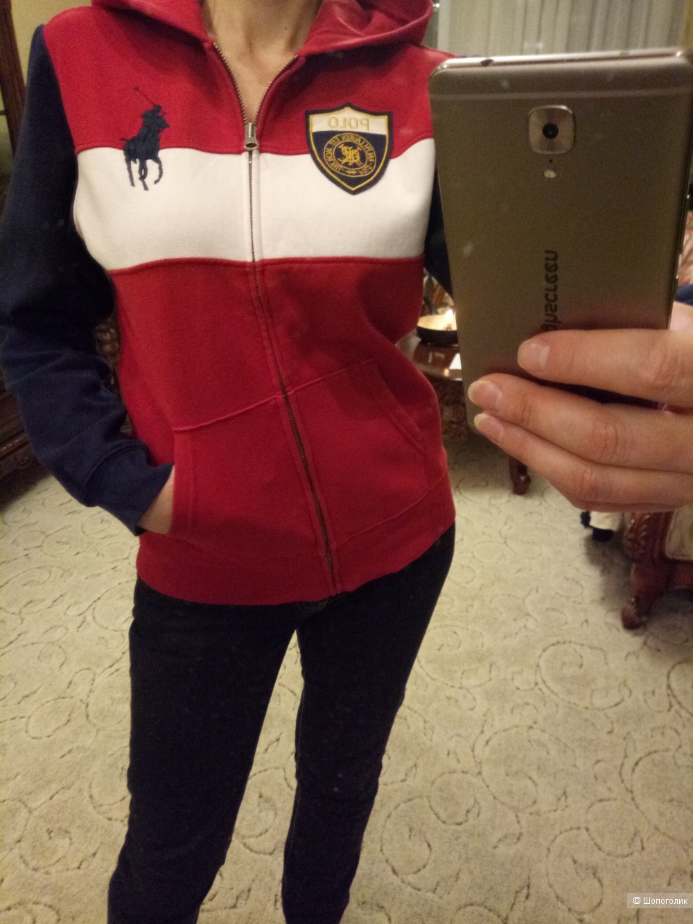 Толстовка POLO RALPH LAUREN, размер 46-48 рос.