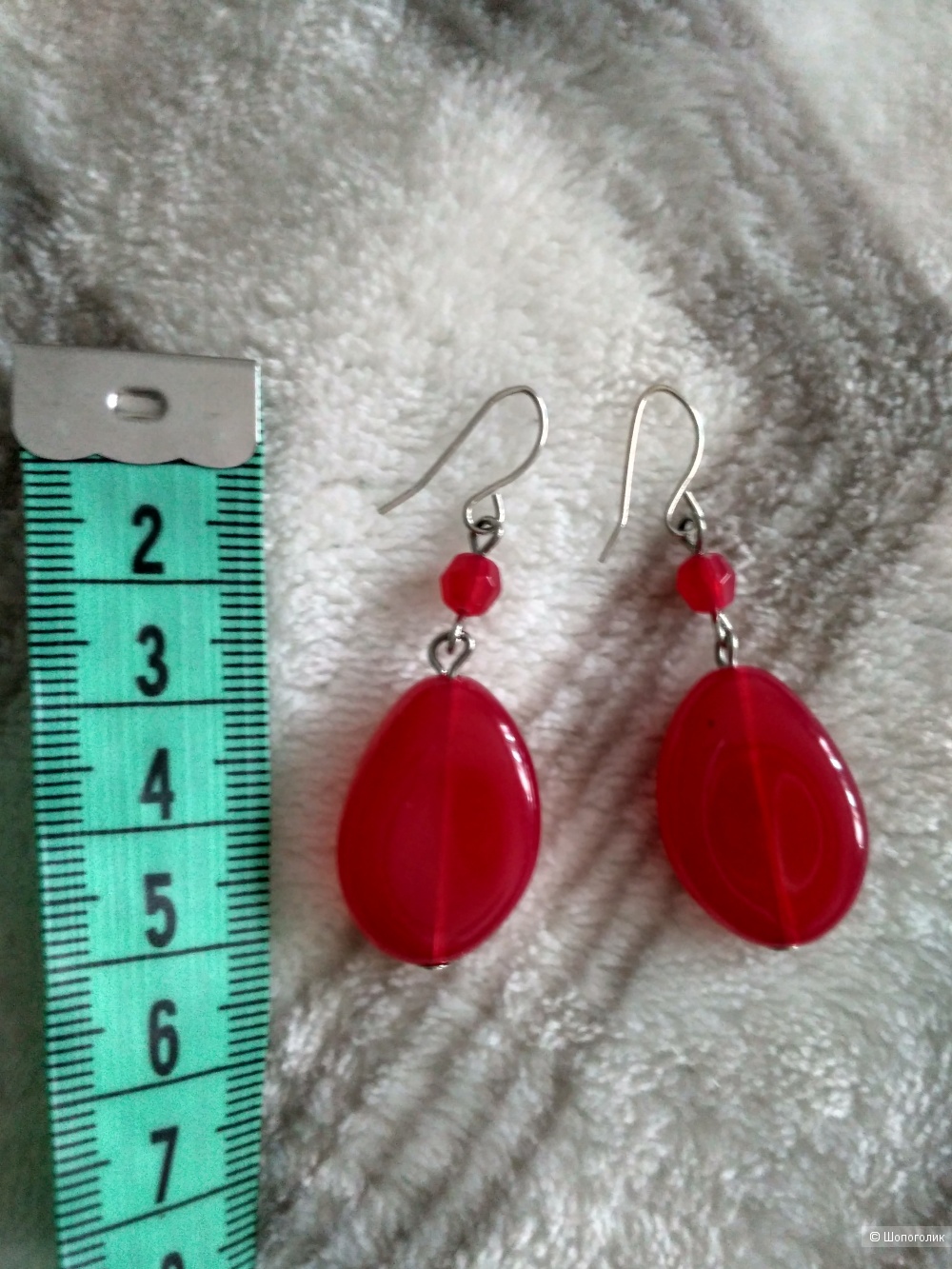 Серьги (2 пары) + подарок, one size