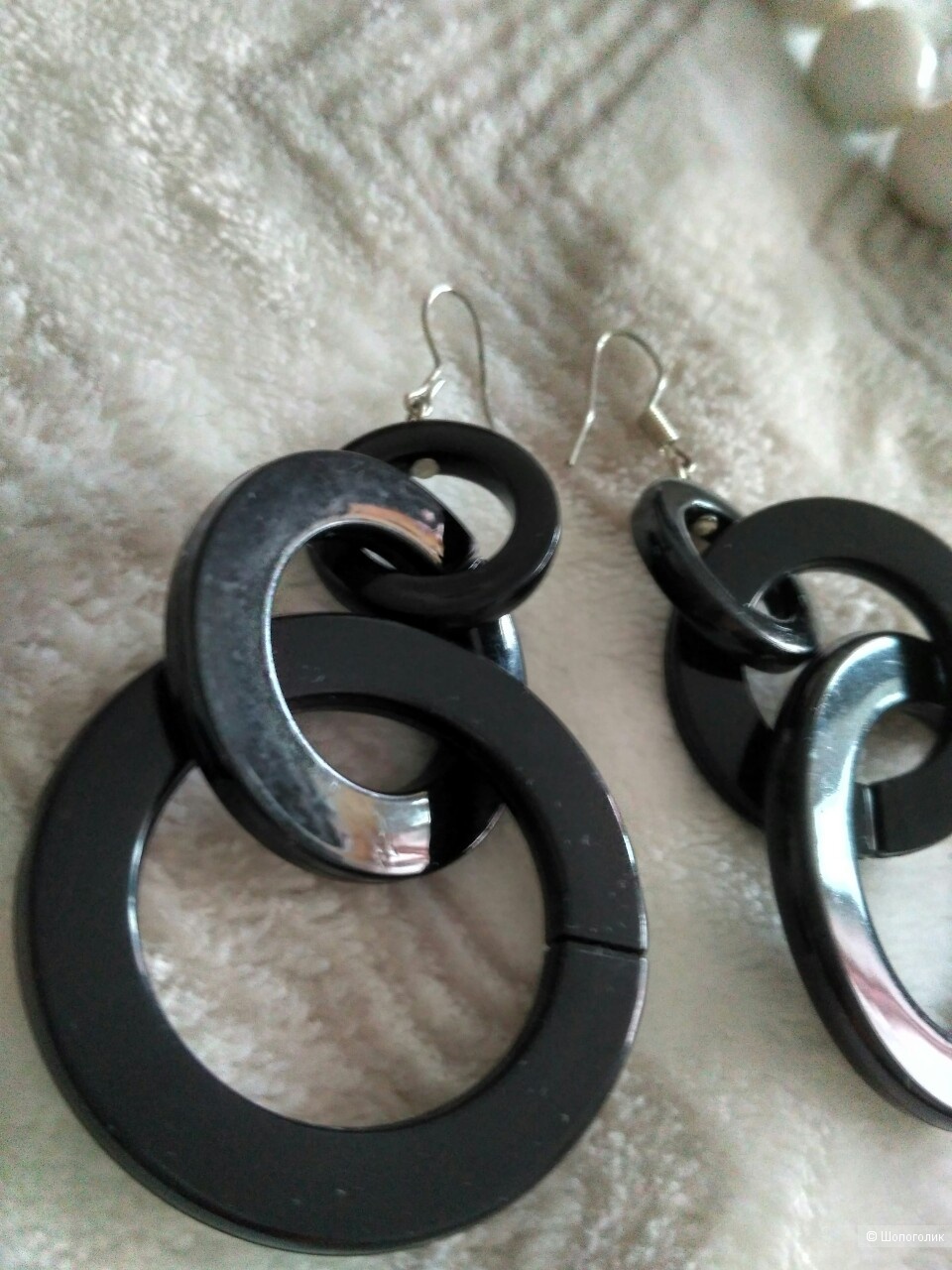 Серьги (2 пары) + подарок, one size