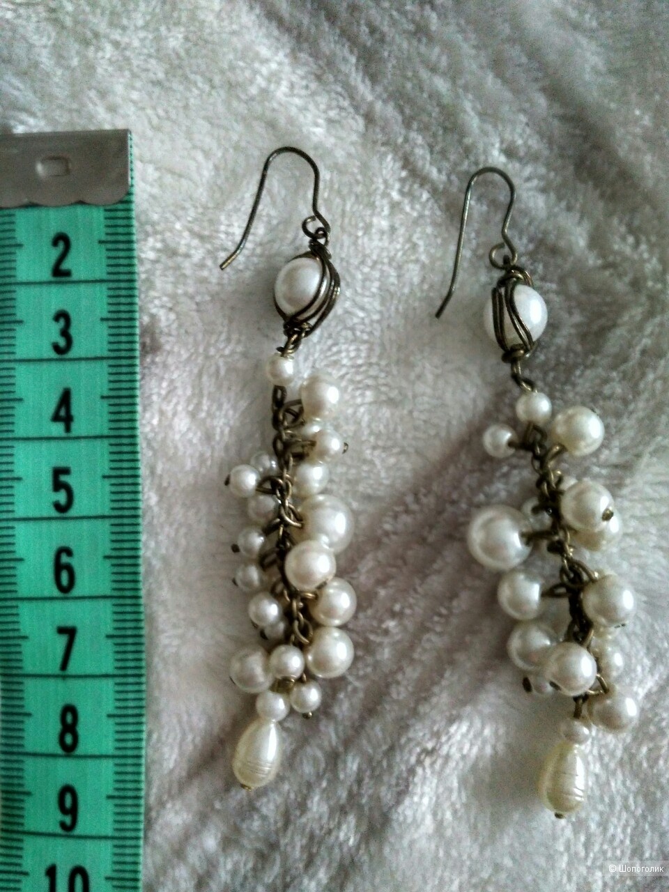 Серьги (2 пары) + подарок, one size