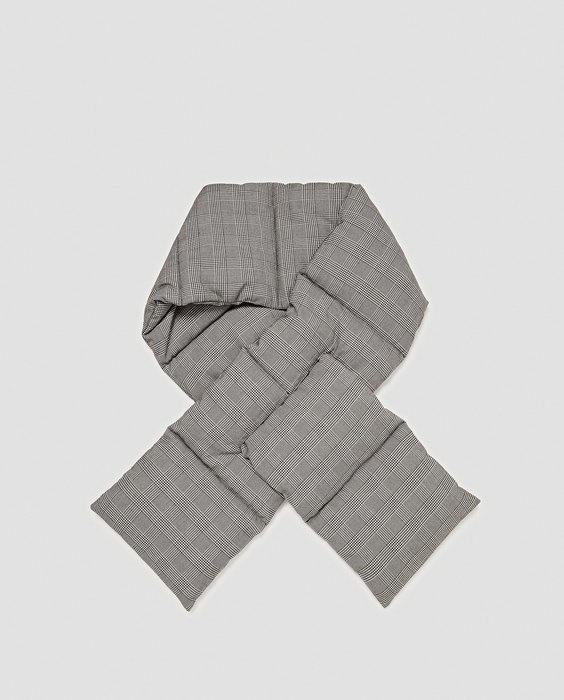Zara шарф стёганный