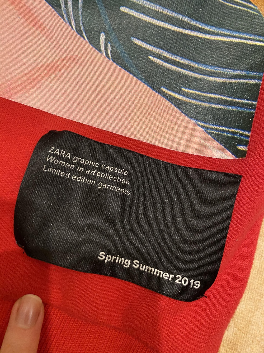 Zara свитшот оверсайз