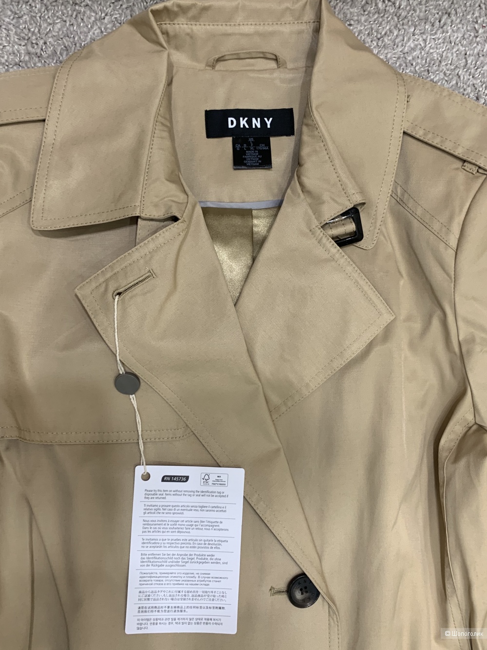 Плащ DKNY размер L