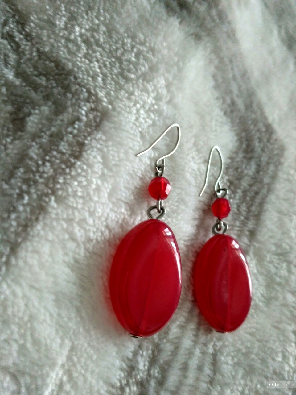 Серьги (2 пары) + подарок, one size