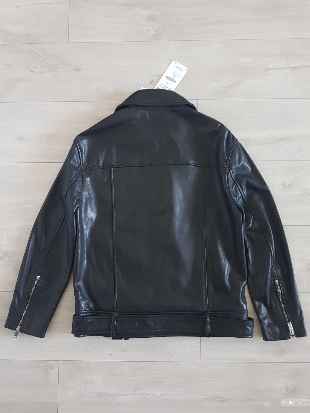 Кожаная куртка ZARA, размер M