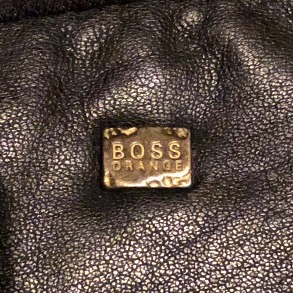 Куртка кожаная. Hugo Boss. Boss Orange. XS-S