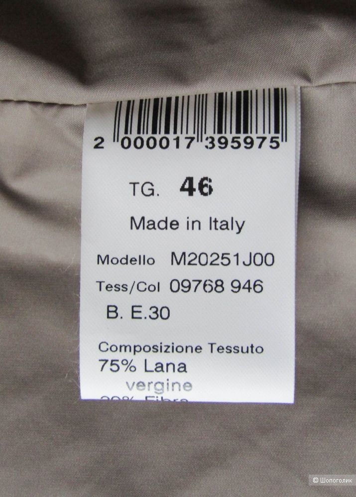 Пальто  Cappellini  размер 46IT на46