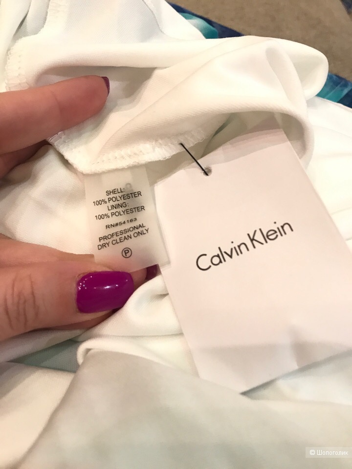 Платье в пол от Calvin Klein S