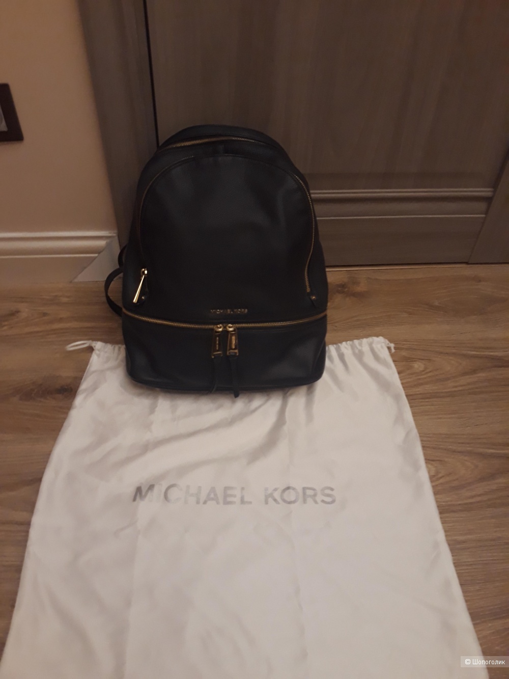 Кожаный рюкзак Michael Kors Rhea ZIP