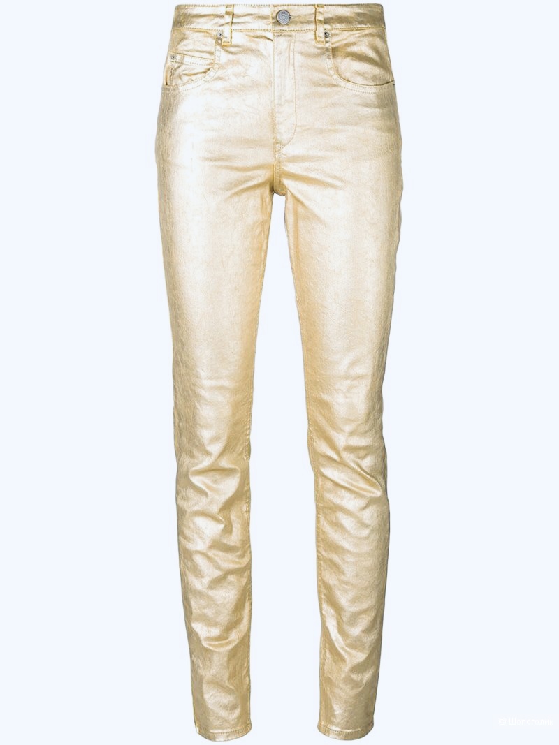 Металлизированные джинсы Mar Collection размер 46