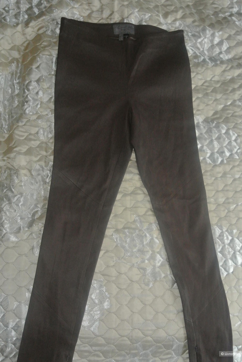 Кожаные легинсы брюки Tony Cohen размер 44-46