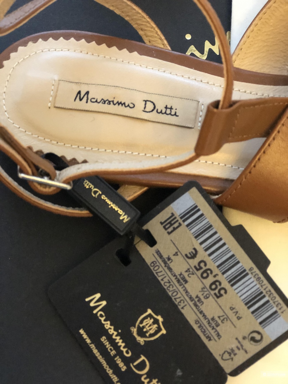 Сандали Massimo Dutti размер 37