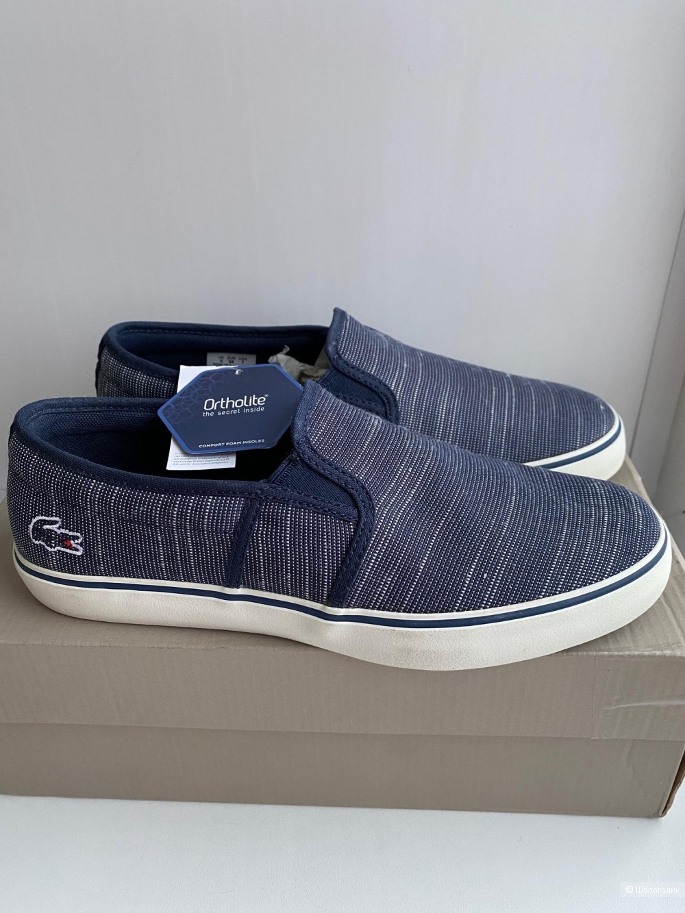 Слипоны Lacoste UK 5/EU 38