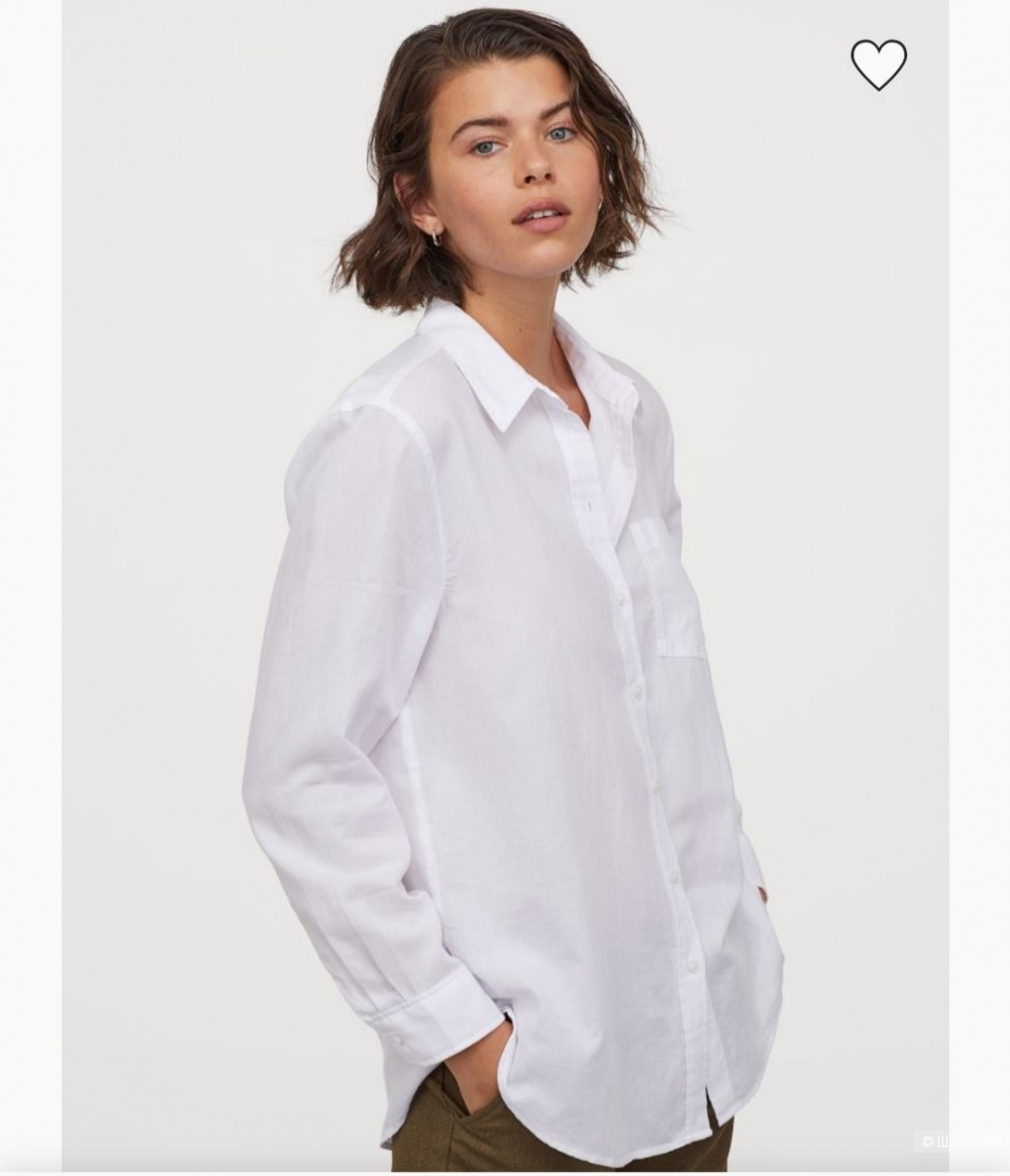 Женская рубашка H&M размер 48