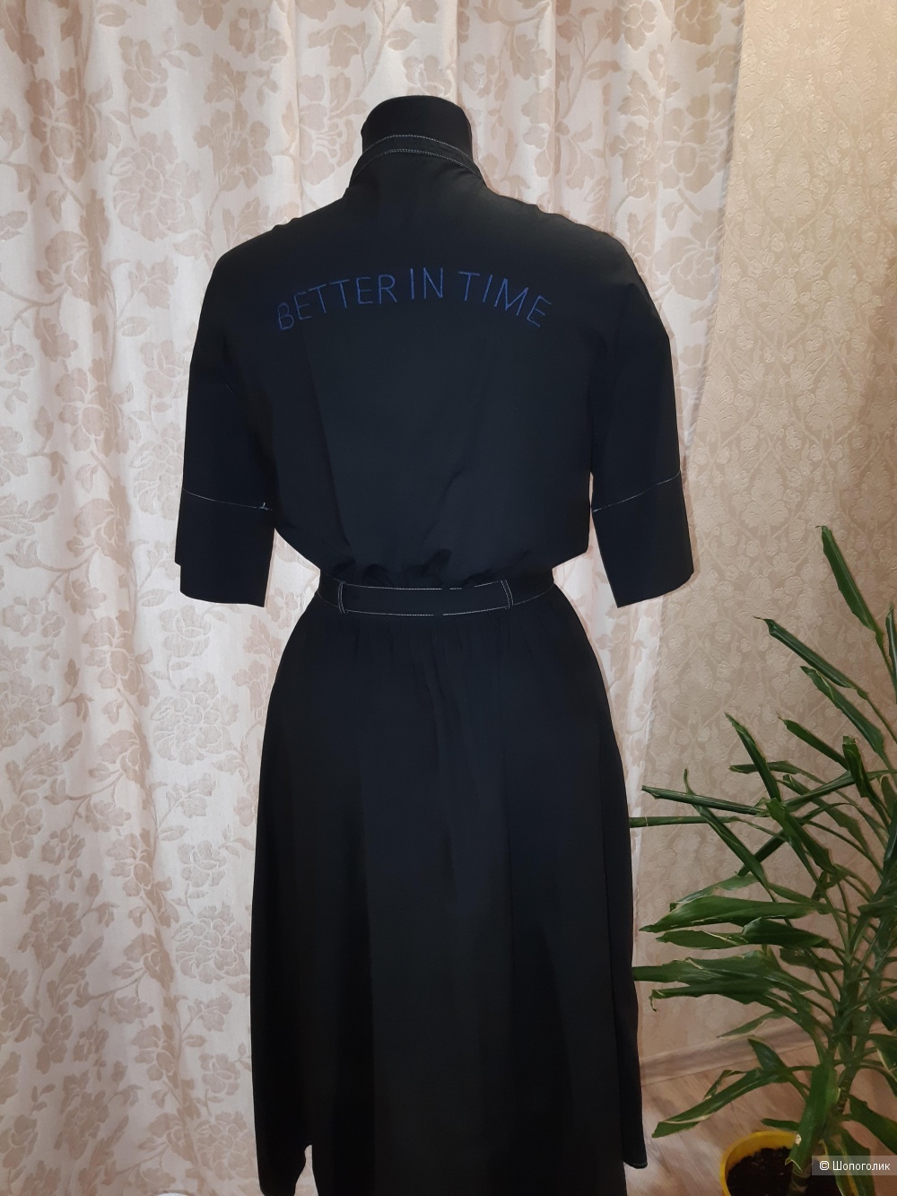 Платье-рубашка zara, размер 42/44