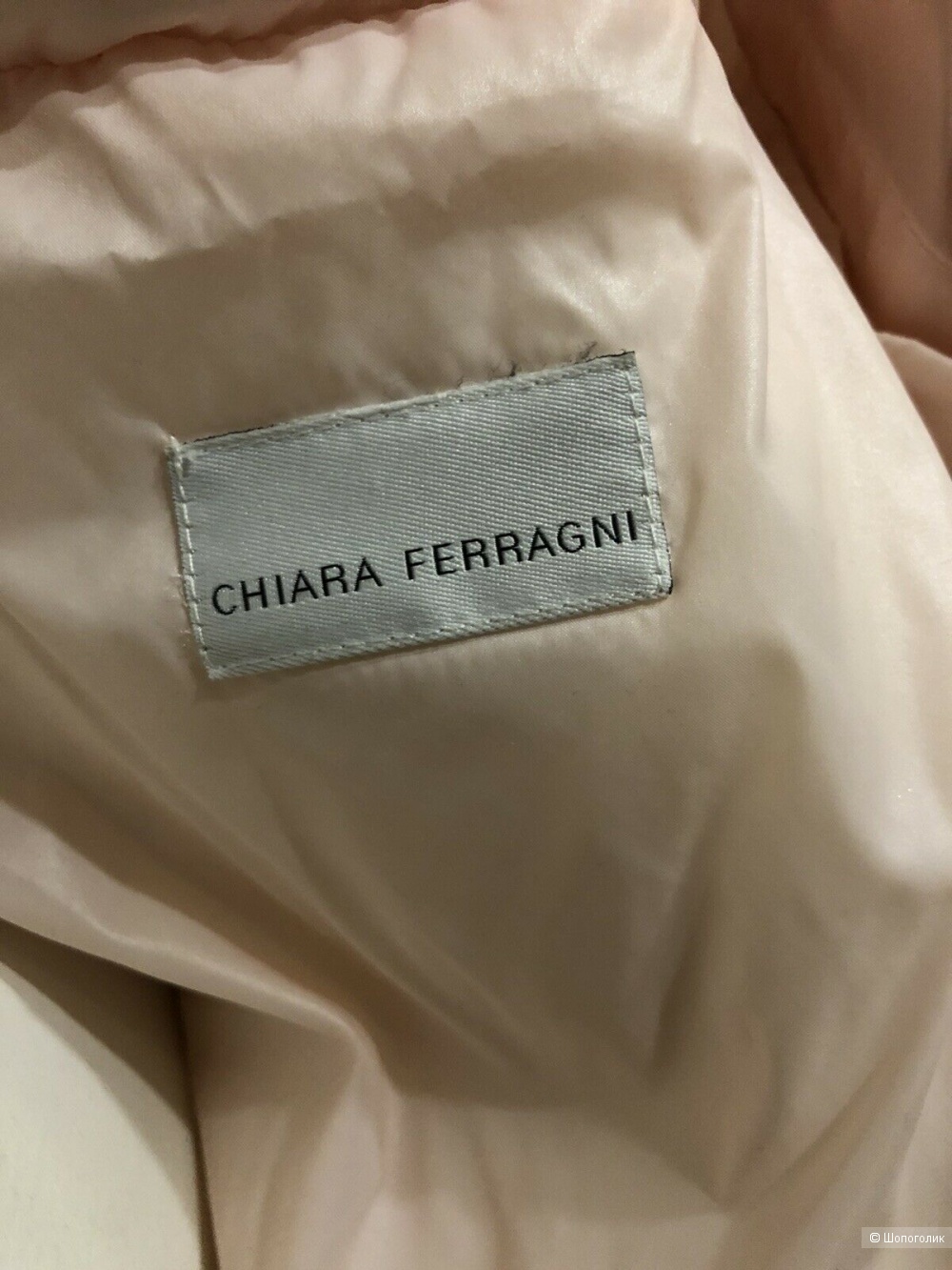 Пуховик Chiara Ferragni logomania размер S