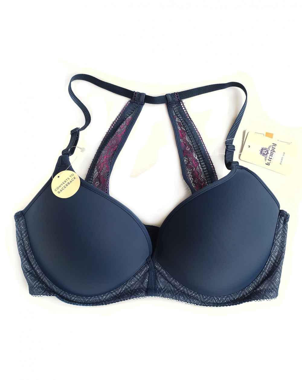 Бюстгальтер b.tempt'd by Wacoal B.Inspired Convertible Push Up Bra 34DD US (75 С-D)