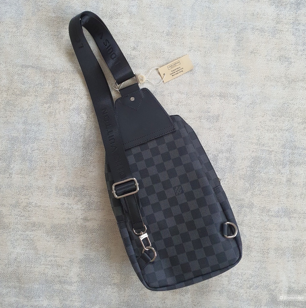Мужская сумка Louis Vuitton (серые шашки)