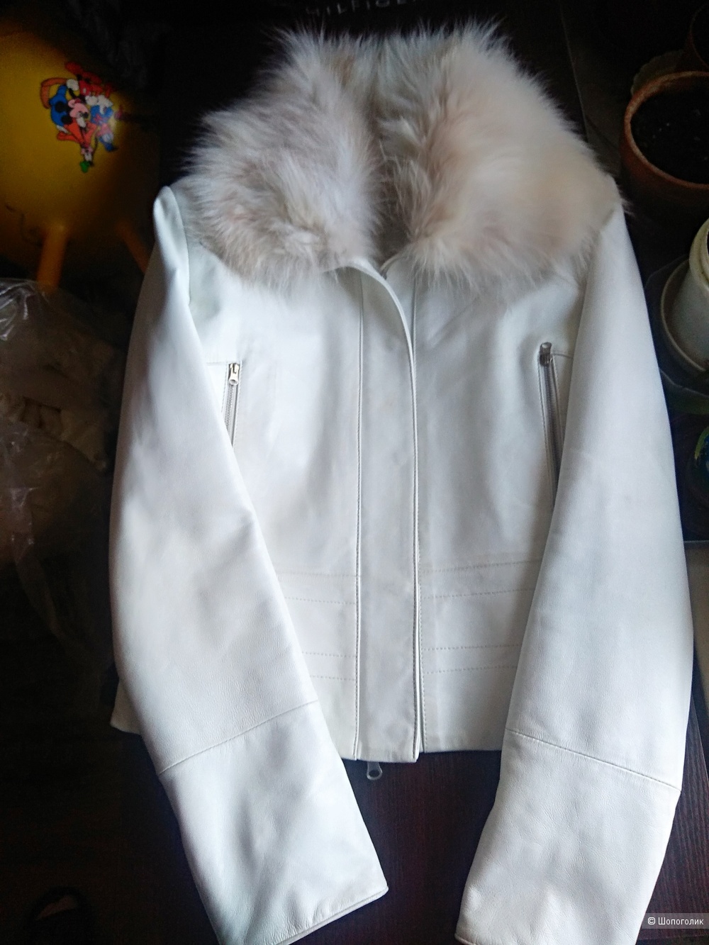 Кожаная куртка Motivi  размер 42,44
