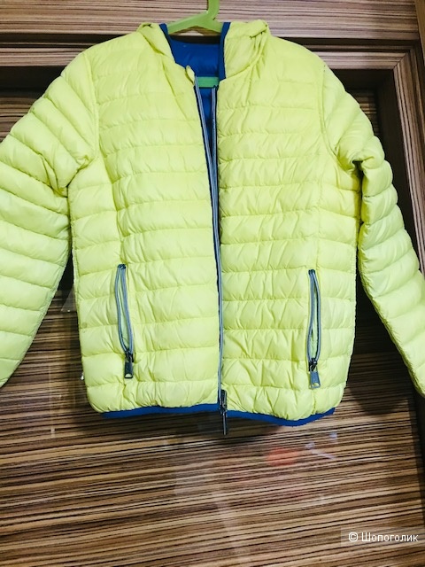 Двусторонняя куртка пуховик Mcs- размер 10 лет