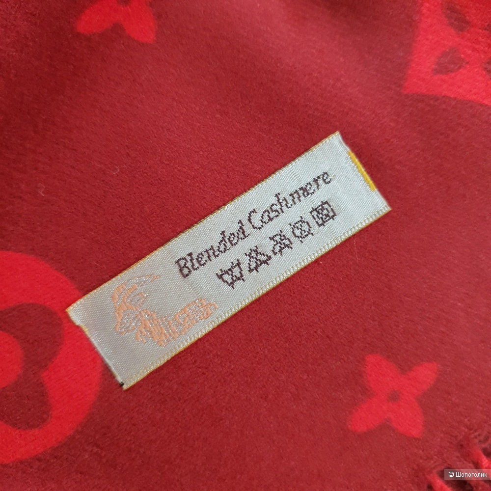 Палантин Louis Vuitton Blended Cashmere (красный)