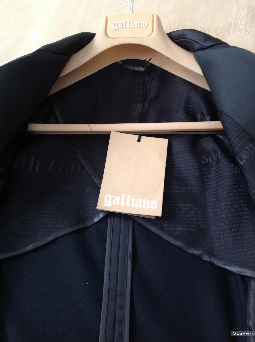 Жакет пиджак Galliano, размер 46 IT