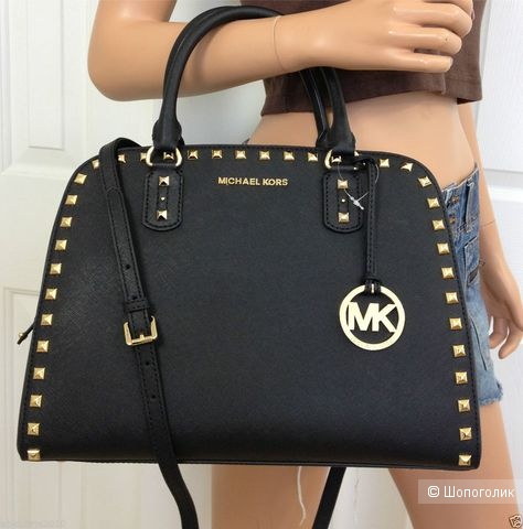 Сумка-тоут женская - Michael Kors Saffiano, medium.