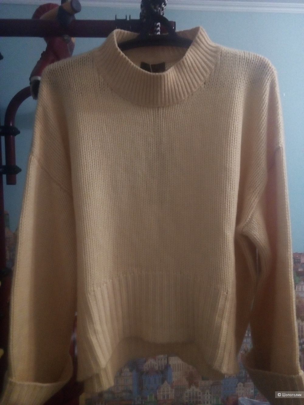 Кашемирово-шерстяной свитер N.Peal, размер One size