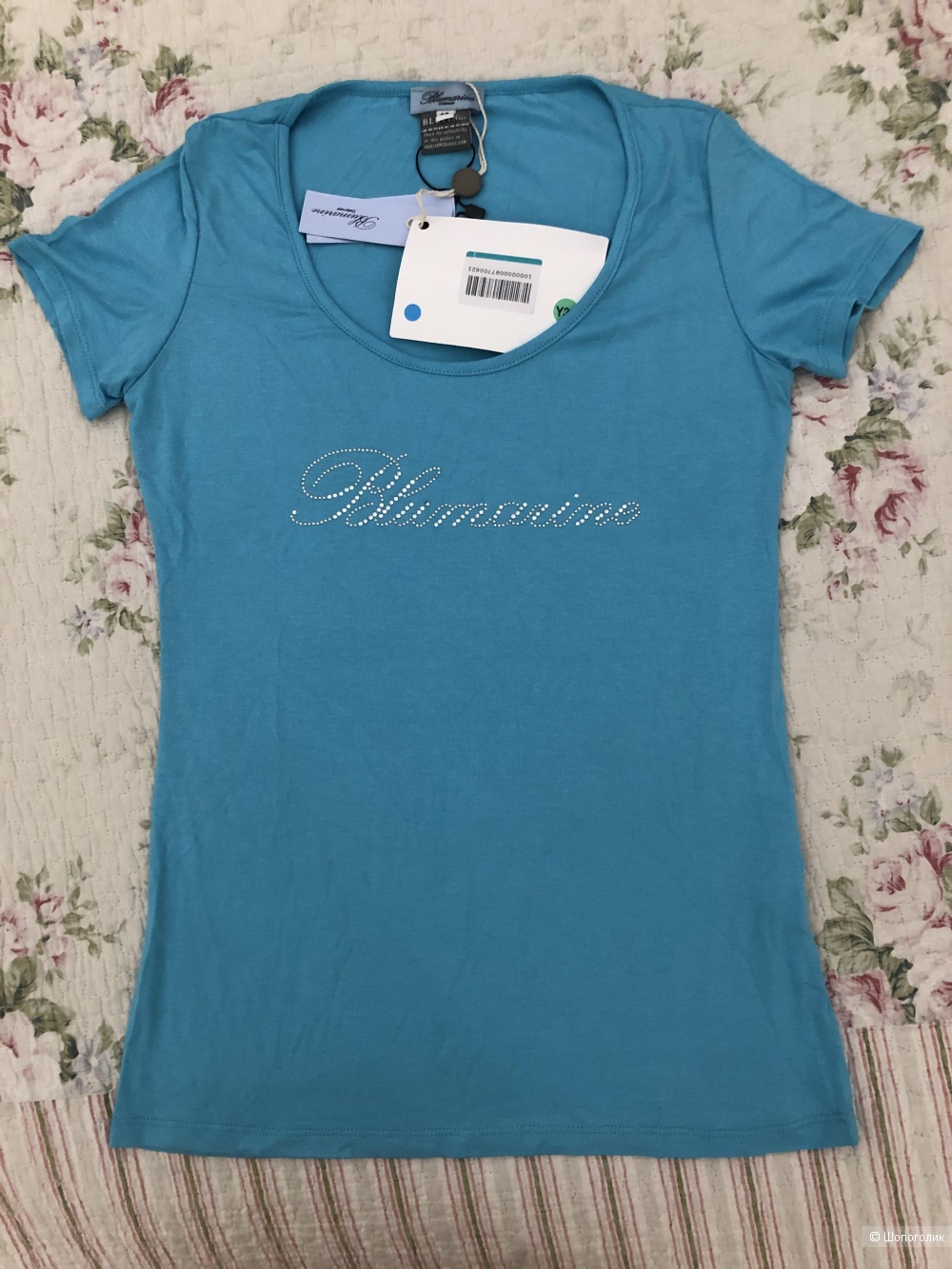 Футболка BLUMARINE, р-р 44, 42 IT (маломерит)