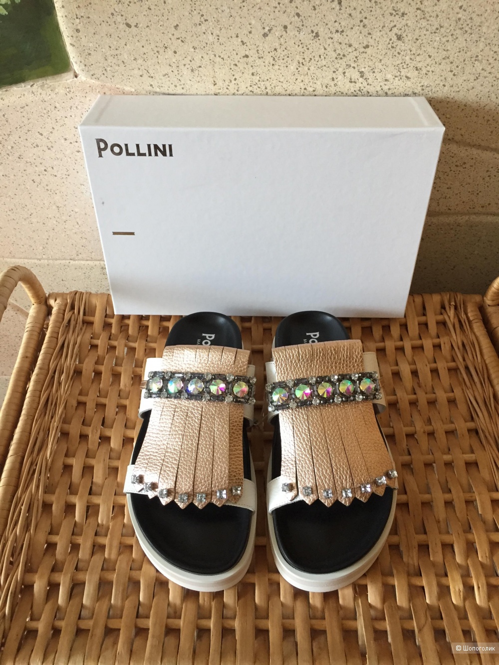 Сандалии пантолеты Pollini,  38