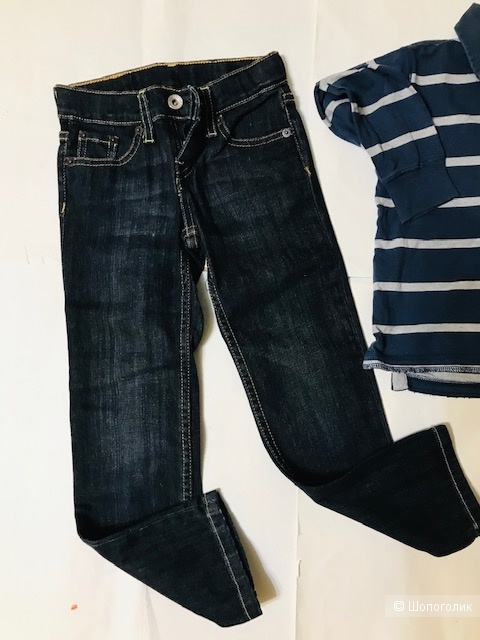 Комплект Levis джинсы+ поло Benneton - 5 лет