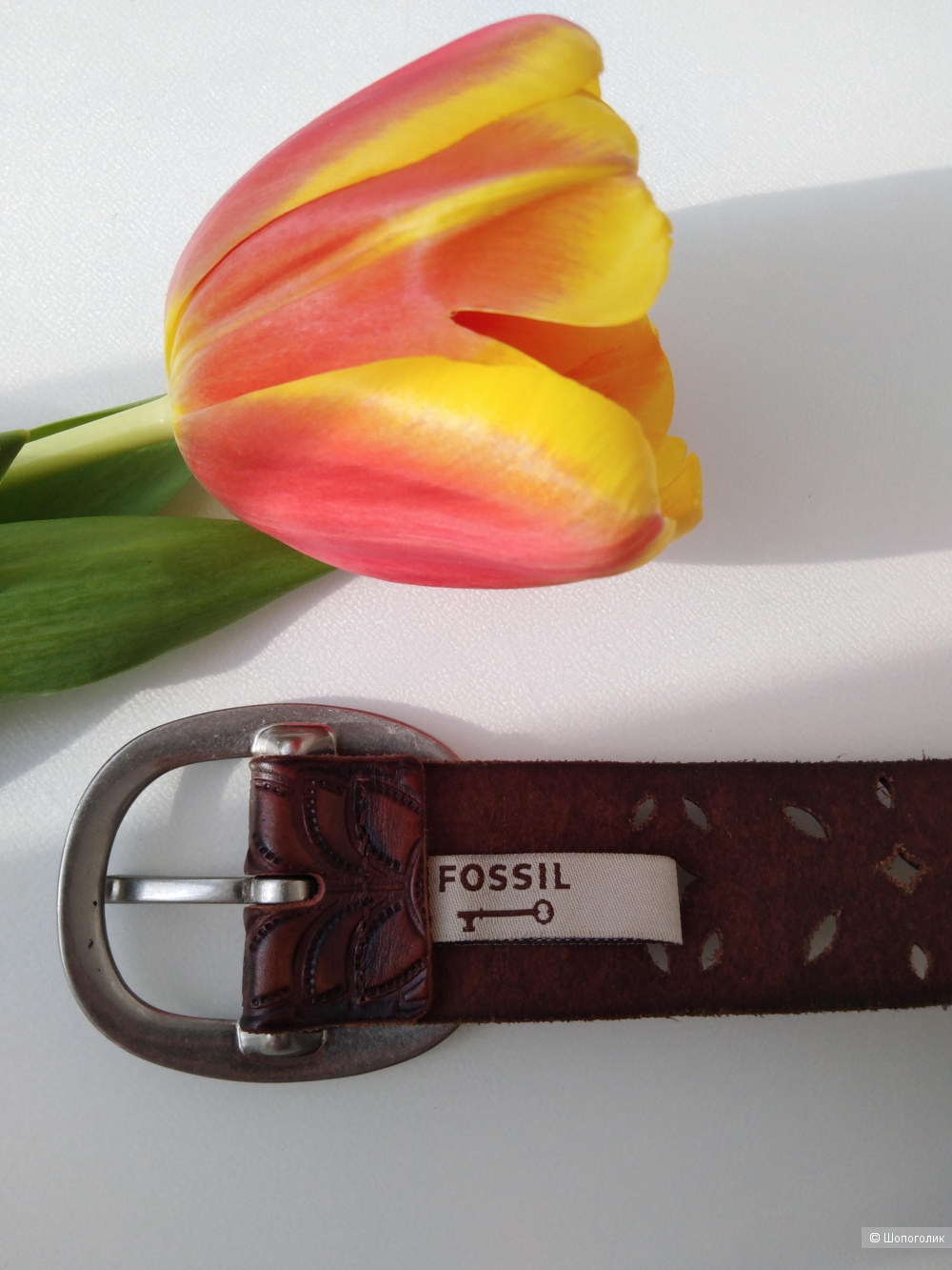 Ремень Fossil, one size.