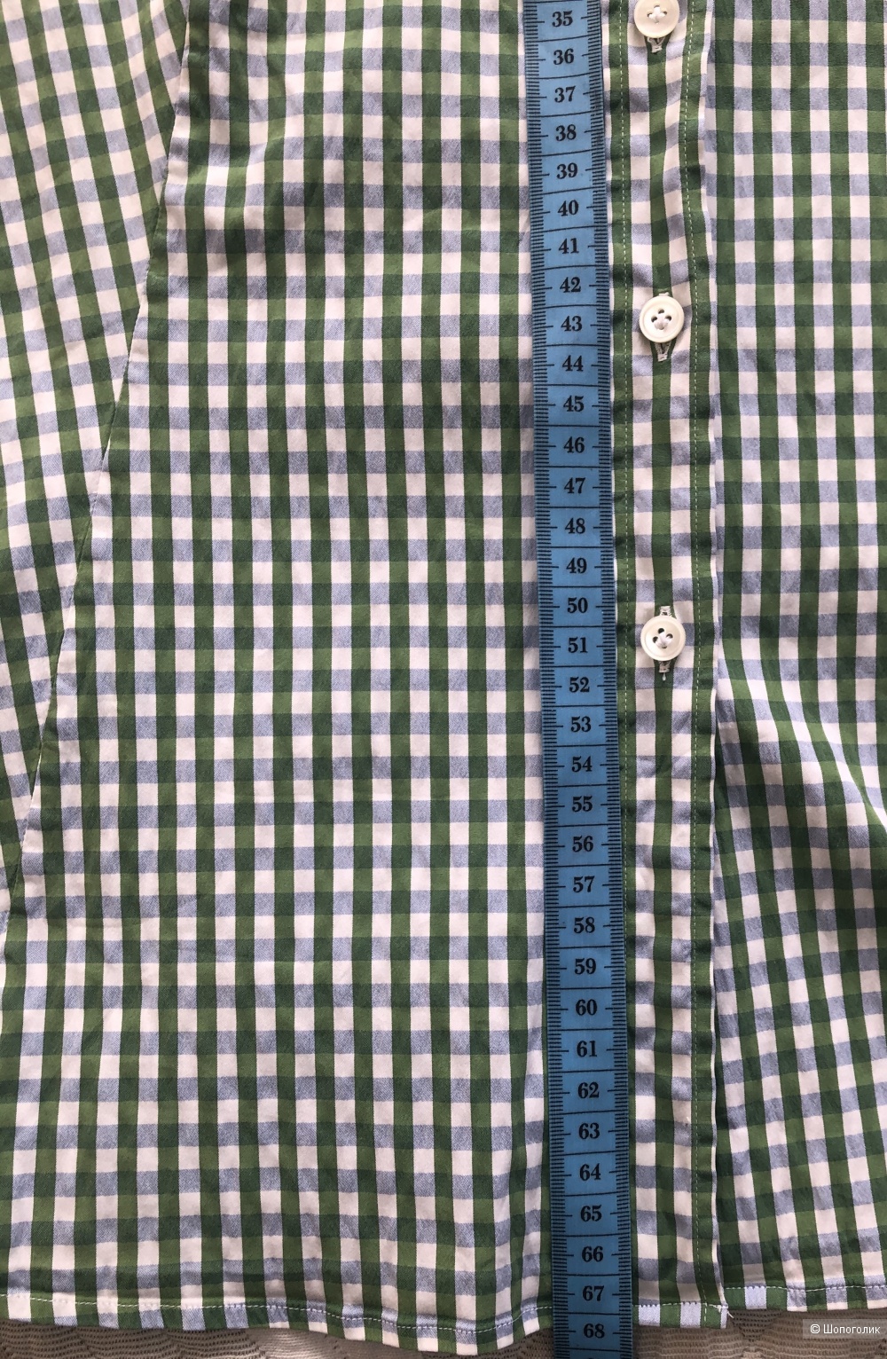 Зеленая рубашка  CALIBAN размер 48  ( на 46-48 российский )